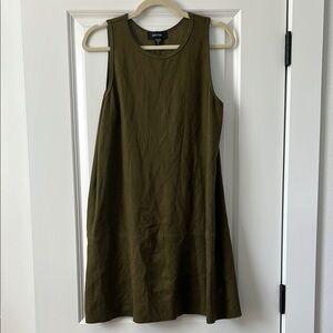 Karen Kane Green Sleeveless A-Line Mini Dress